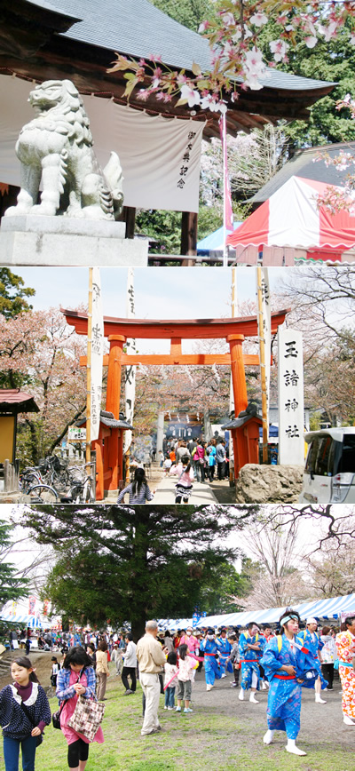 釜無川の水防を祈願するお祭りおみゆきさん