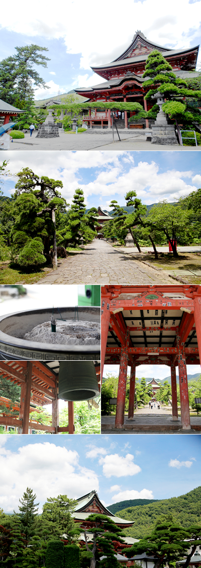 武田信玄公ゆかりの地甲斐　善光寺
